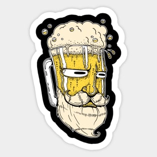 Bearded Beer Sticker
